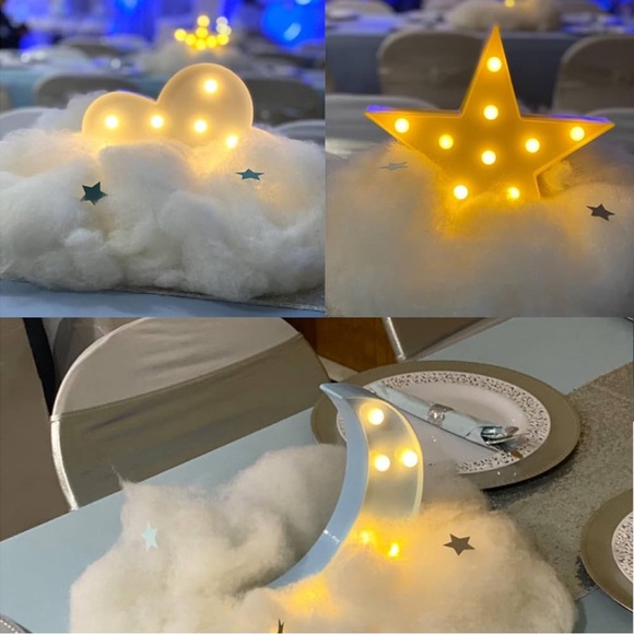 Bundle of Moon and stars Baby shower decor - Picture 9 of 9